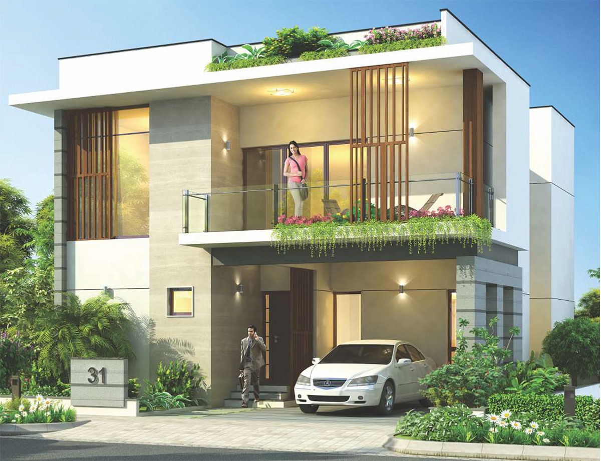 east facing Villa